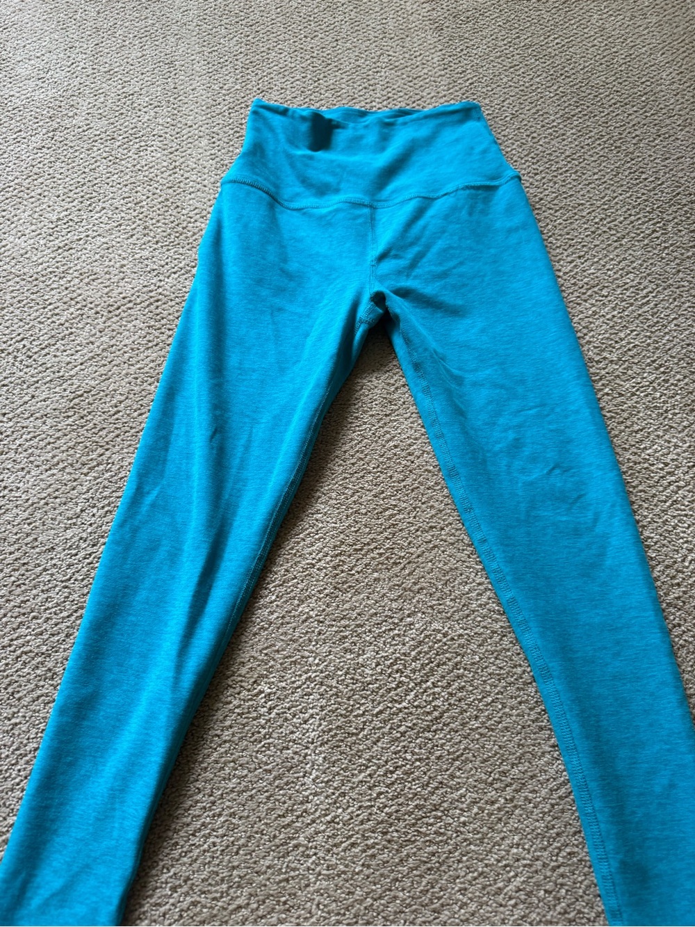 Beyond Yoga Teal High-Waist Leggings